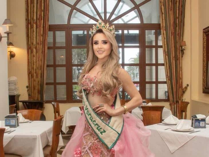 Banda y corona para Ana Eugenia Azcuaga S. Zárate, nueva Miss Earth Puerto de Veracruz 2025/2026