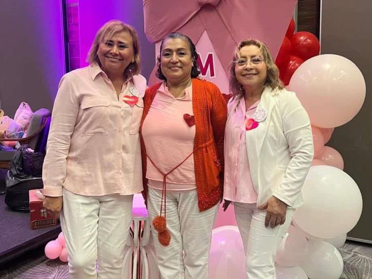 Realizan Círculo Rosa de MUAC del mes de febrero