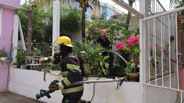 Incendio en vivienda de El Coyol moviliza a cuerpos de emergencia
