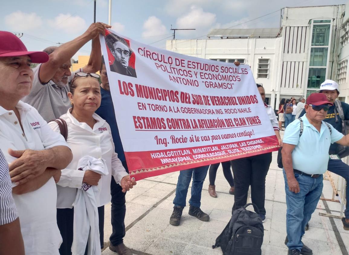 Morenistas del sur contra inclusión de Miguel Ángel Yunes Márquez en Morena