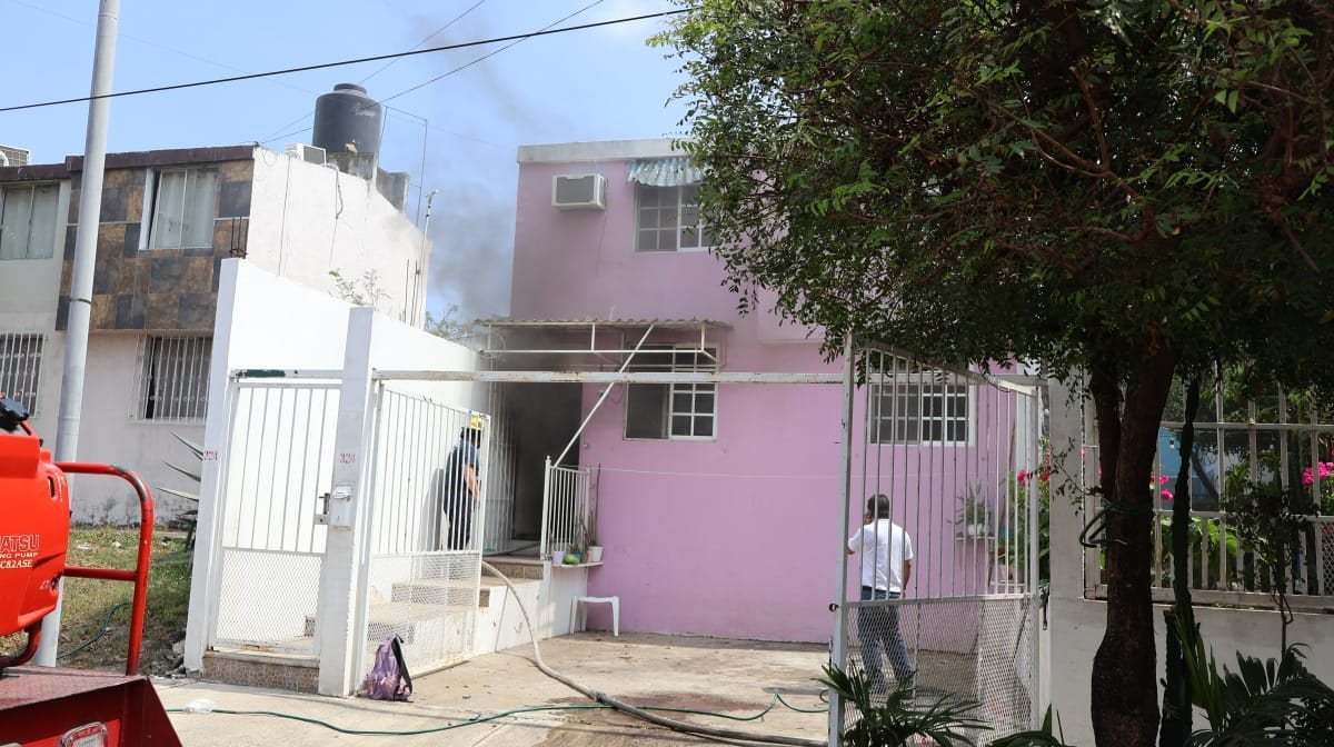 Incendio en vivienda de El Coyol moviliza a cuerpos de emergencia