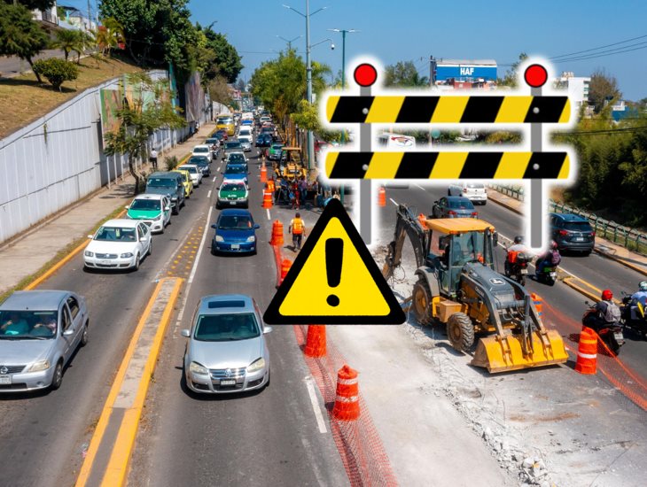 ¡Busca vías alternas! Obras desatan caos vial en estas avenidas de Xalapa