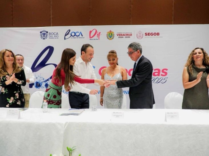 Realizan Bodas Colectivas 2025 en el Municipio de Boca del Río