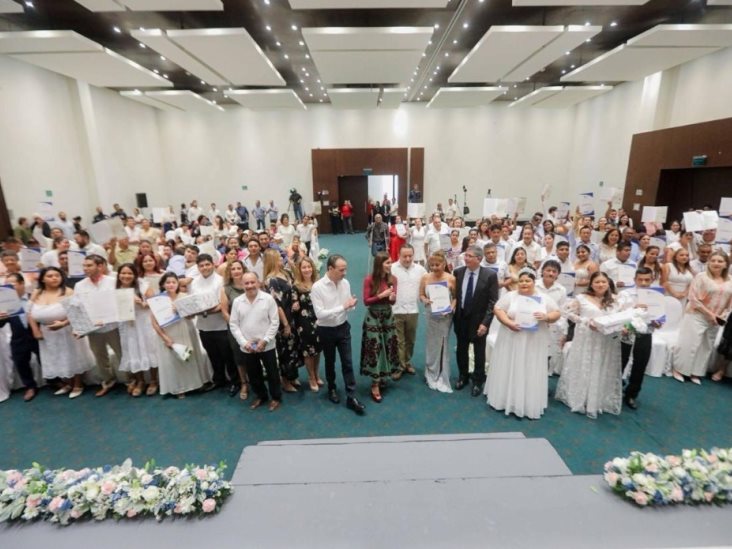 Realizan Bodas Colectivas 2025 en el Municipio de Boca del Río