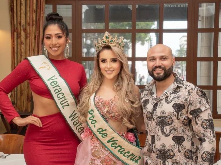 Banda y corona para Ana Eugenia Azcuaga S. Zárate, nueva Miss Earth Puerto de Veracruz 2025/2026
