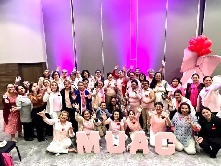 Realizan Círculo Rosa de MUAC del mes de febrero
