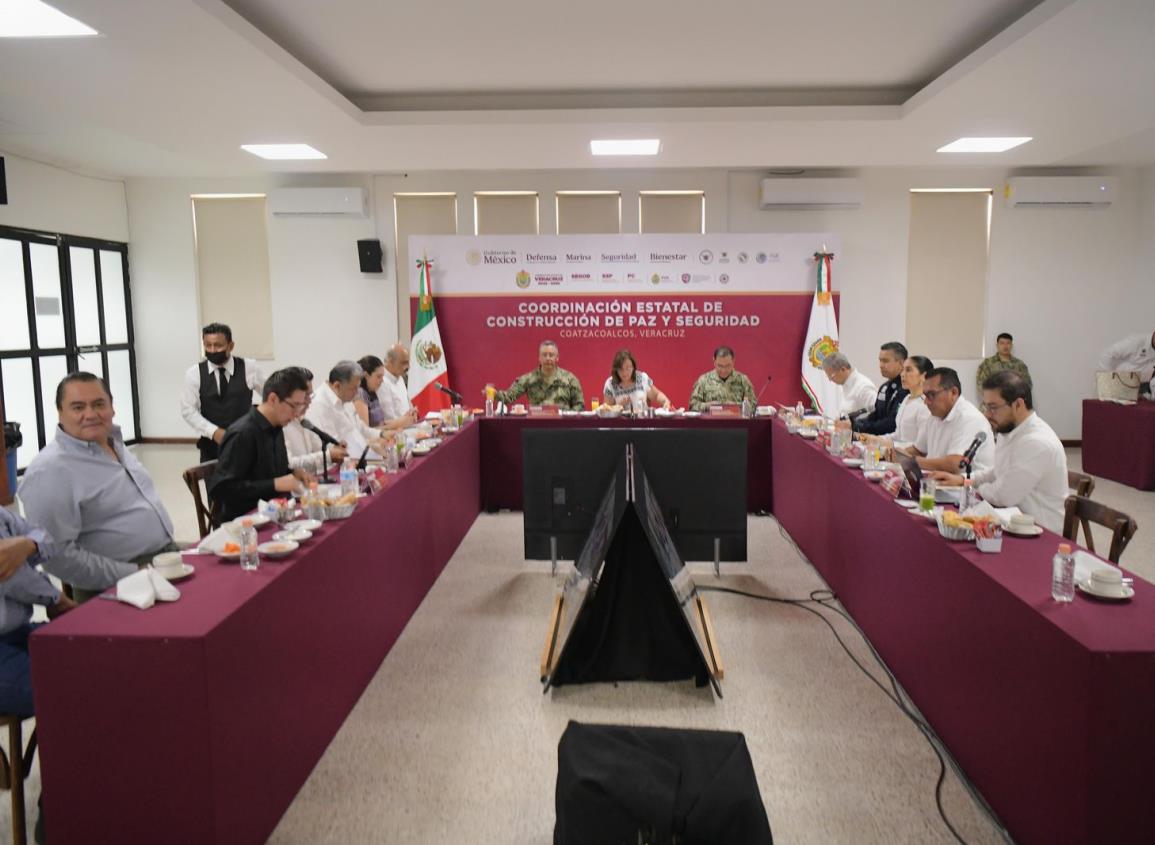 Mesa de Seguridad en Coatzacoalcos: destacan sentencia condenatoria de Acayucan y resultados de operativos en el Sur