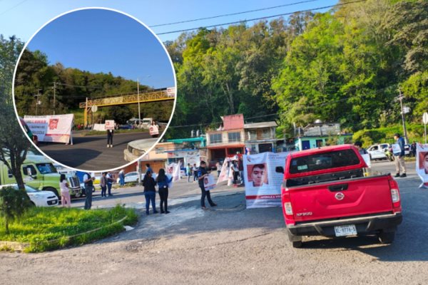 Bloquean el Boulevard Xalapa–Banderilla; exigen aparición del niño Antonio Reyes Moguel