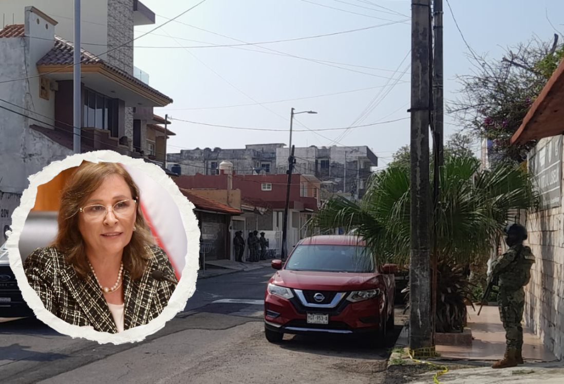 Nahle confirma la liberación de personas durante cateo en fraccionamiento Reforma, en Veracruz