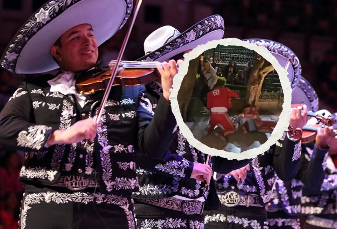 Mariachis y grupo norteño protagonizan pelea campal y se vuelven virales |VIDEO