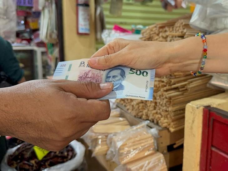 Alertan por circulación de billetes falsos en Mercado Poza Rica