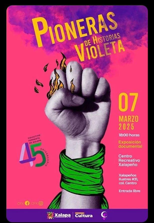 Reconocen en Xalapa 45 años de lucha feminista