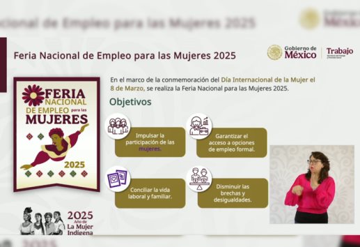 Claudia Sheinbaum anuncia la Feria Nacional del Empleo para Mujeres 2025