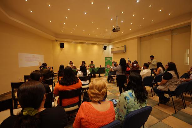 Presenta Marea Verde Totonacapan campaña ´Tejiendo Autonomía y Conectando Saberes´