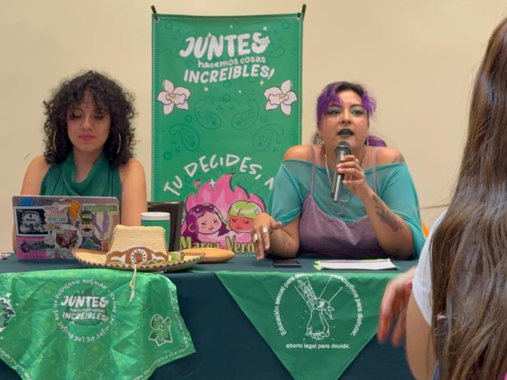 Presenta Marea Verde Totonacapan campaña ´Tejiendo Autonomía y Conectando Saberes´