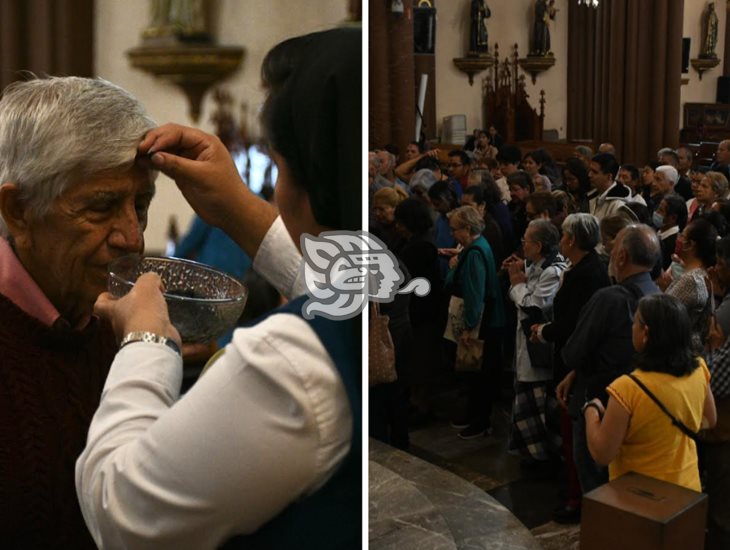 Con Miércoles de Ceniza, en la Catedral de Xalapa dan inicio a la cuaresma (+VIDEO) 