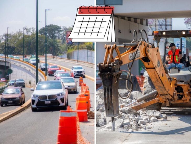 ¡Atención! por obras en Xalapa, esto durarán los cierres viales