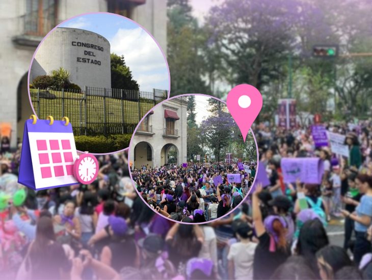 Marcha del 8M en Xalapa: rutas, horarios y más ¡toma nota! 