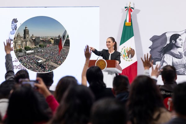 Claudia Sheinbaum mantiene invitación a los mexicanos para reunirse en el zócalo capitalino el próximo domingo