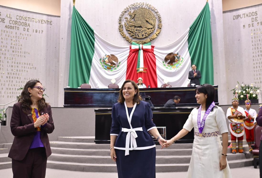 Ángela Olazarán es una inspiración para estudiantes de México: Rocío Nahle