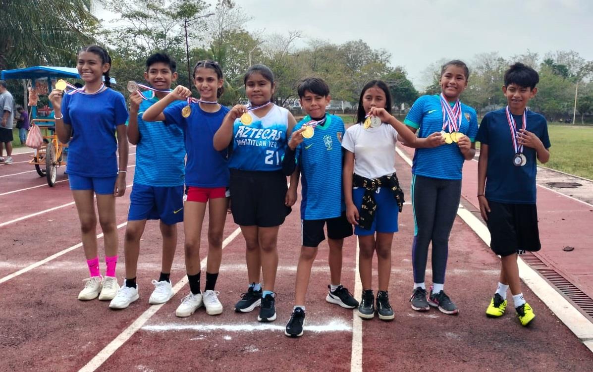 Alumnos de la Escuela Primaria 5 de Mayo volaron en el “tartán”