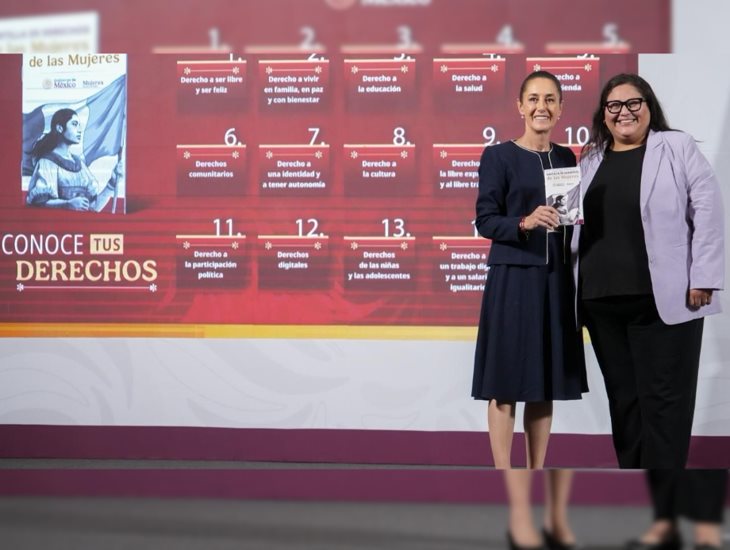 Claudia Sheinbaum presenta Cartilla de los Derechos de las Mujeres