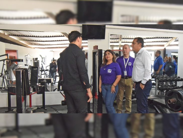 Inauguran gimnasio en instalaciones del SNTSS IX Veracruz Norte