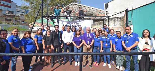 Inauguran gimnasio en instalaciones del SNTSS IX Veracruz Norte