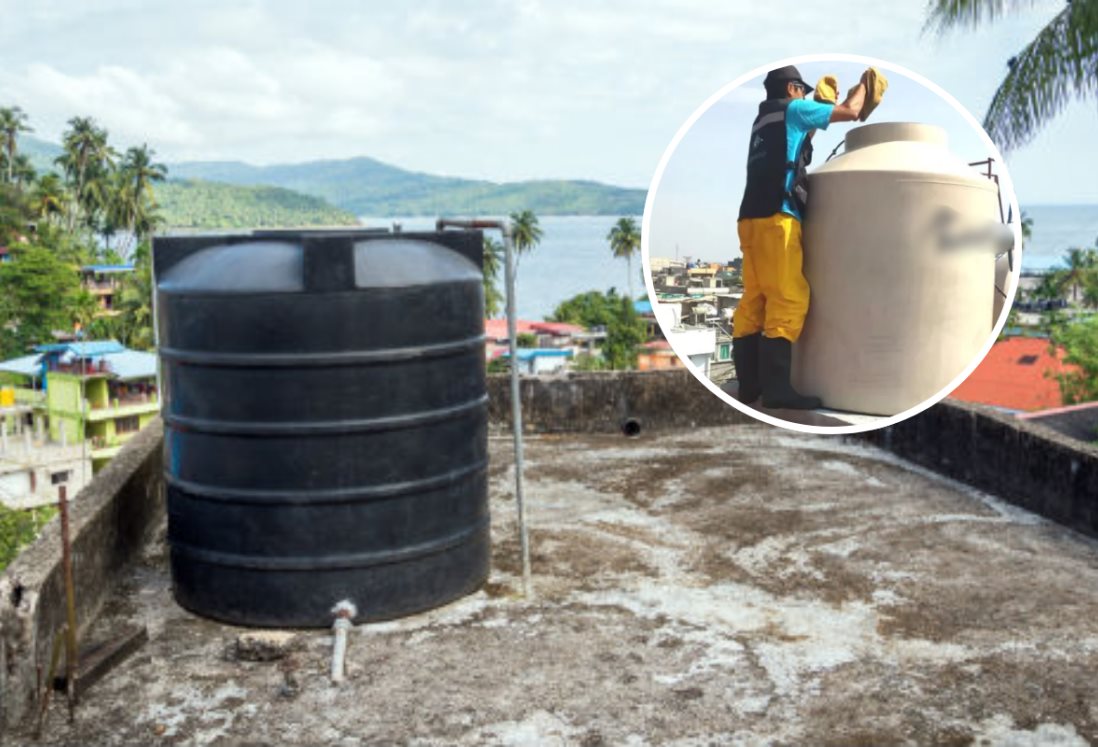 ¿Te van a quitar el agua en tu colonia de Veracruz? Así puedes limpiar tu cisterna