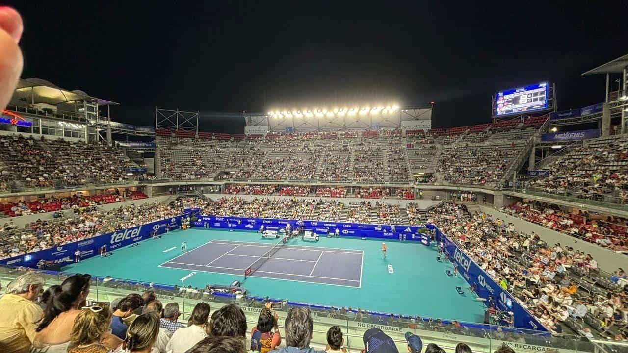 El Abierto Mexicano de Tenis celebrado en Acapulco fue muy atípico