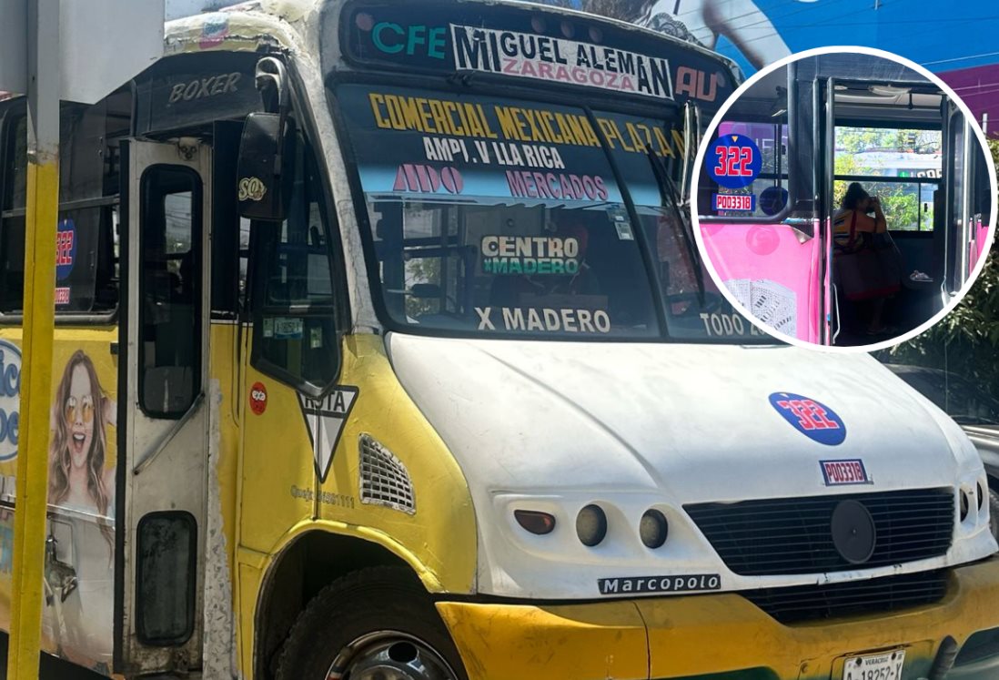 Camión urbano pasa tope sin detenerse en la avenida 20 de noviembre; hay 3 pasajeros lesionados