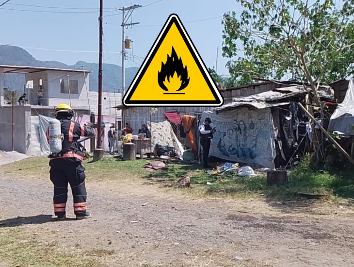 A nada de arder en llamas estuvo una humilde vivienda en Orizaba, esto pasó