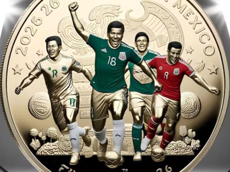 Así serán las monedas conmemorativas del Mundial 2026 que habrá en México