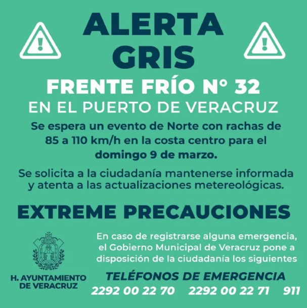 Fuerte viento deja a colonias sin luz en Xalapa; por frente frío 32