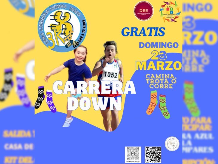 Preparan primera carrera en Misantla por el Día Mundial del Síndrome de Down