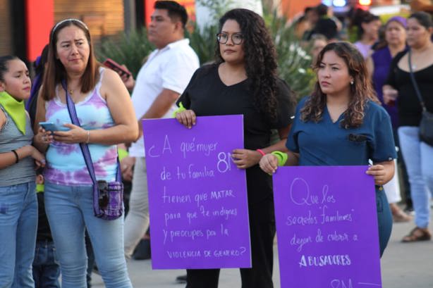 En Misantla, mujeres marchan para conmemoran el 8M