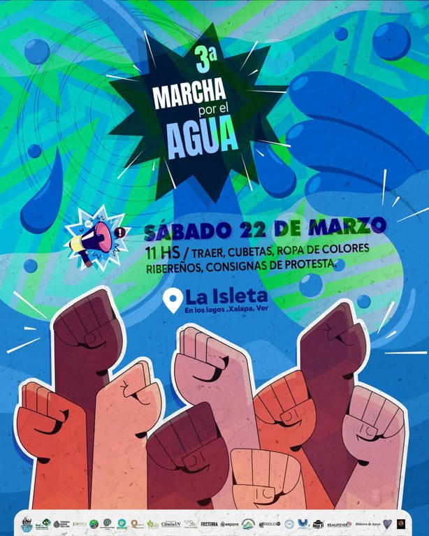 Anuncian marchas en Xalapa, por la defensa del agua