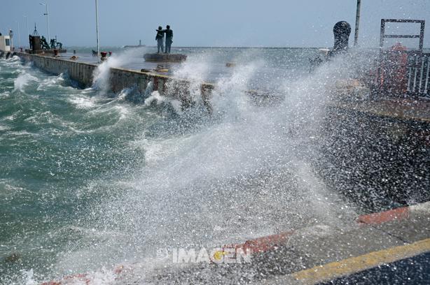 Norte en Veracruz: la racha máxima de viento alcanzó los 117.5 K/H