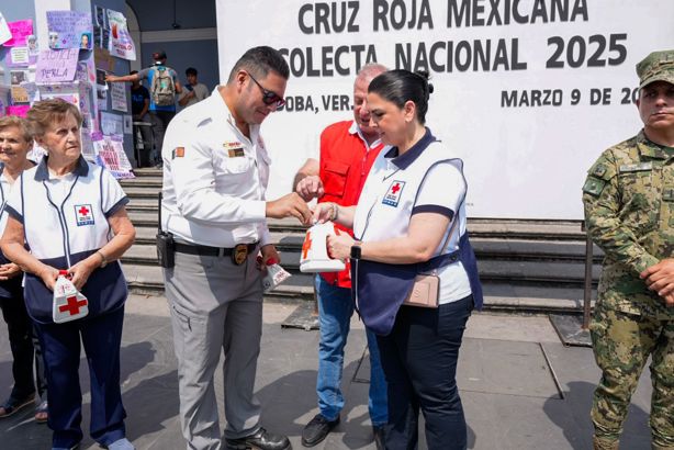 En Córdoba, arranca colecta anual de la Cruz Roja, van por un millón de pesos