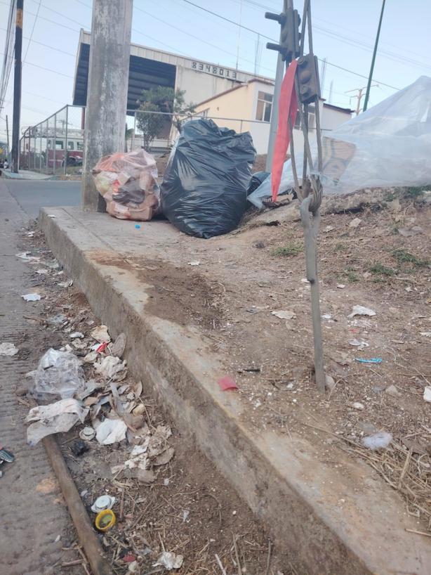 Calles de la Reserva Territorial, en Xalapa, convertidas en basurero (+Video)