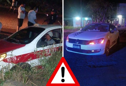 Ebrio taxista causa accidente múltiple en Martínez; dos menores resultaron heridas 