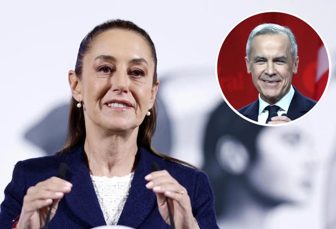 Claudia Sheinbaum felicita al nuevo primer ministro de Canadá, Mark Carney