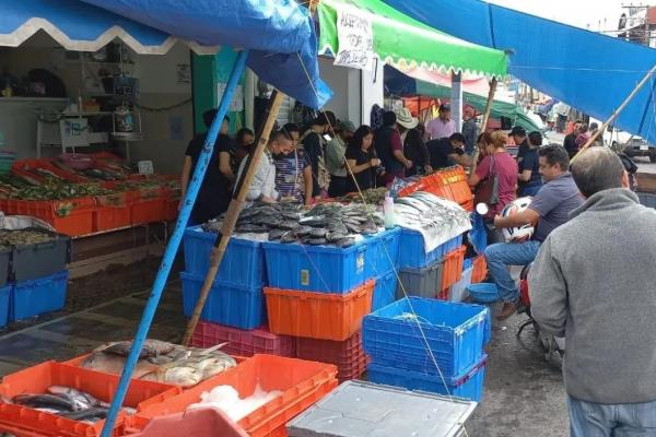 Cuaresma beneficia a vendedores de pescados y mariscos en Veracruz