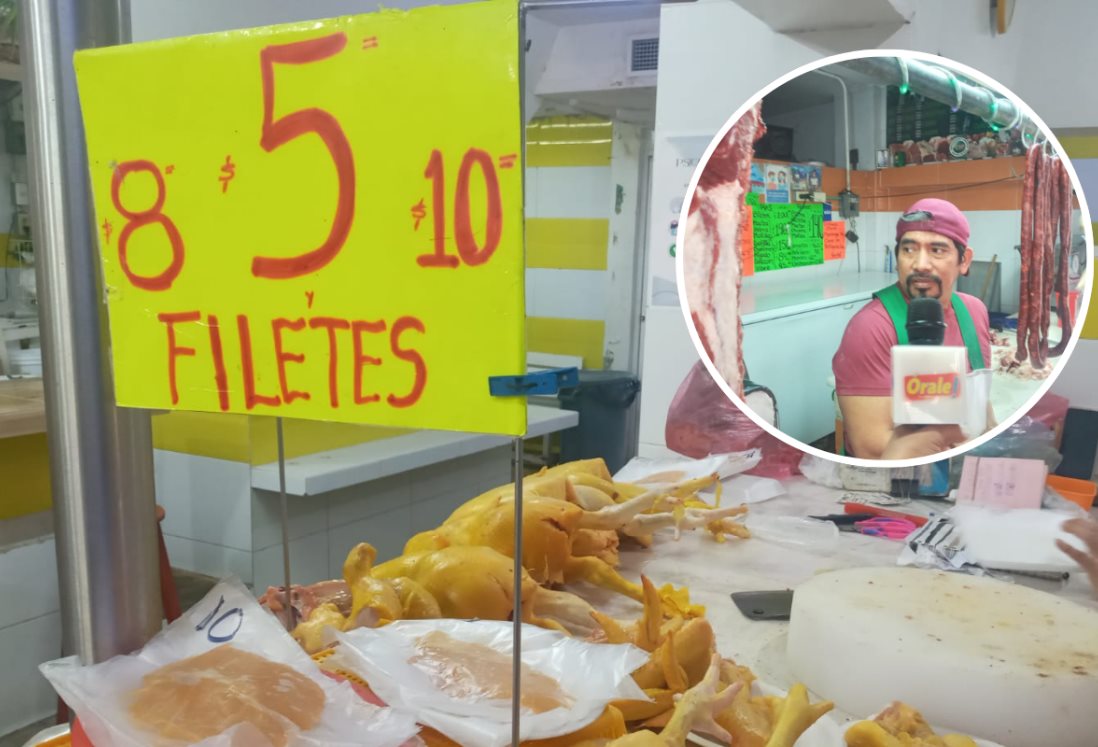 Estos son los precios de la carne y pollo en los mercados de Veracruz