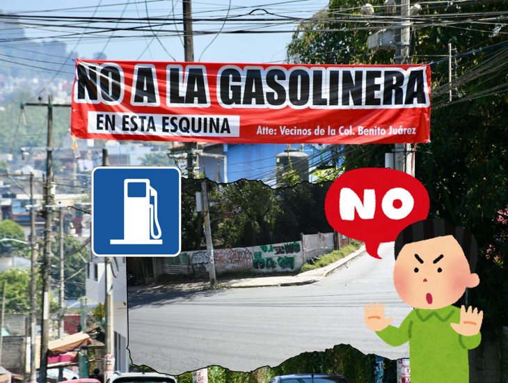 No a la gasolinera: vecinos de colonia Benito Juárez en Xalapa rechazan proyecto