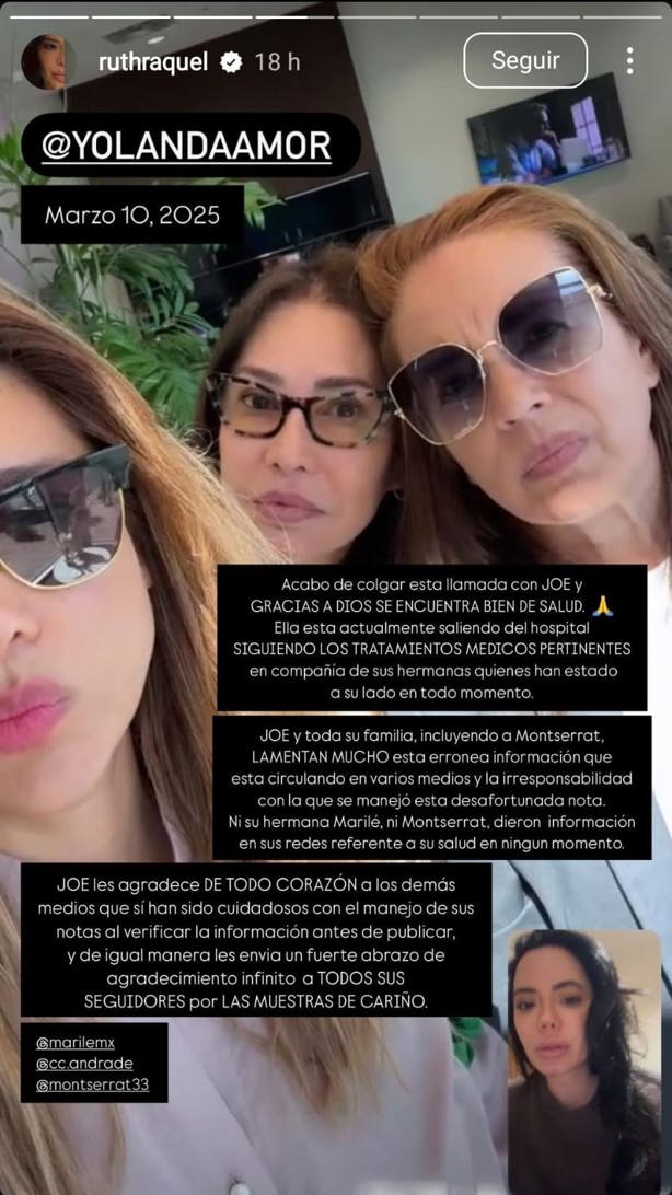 ¿Yolanda Andrade murió?, este es su verdadero estado de salud