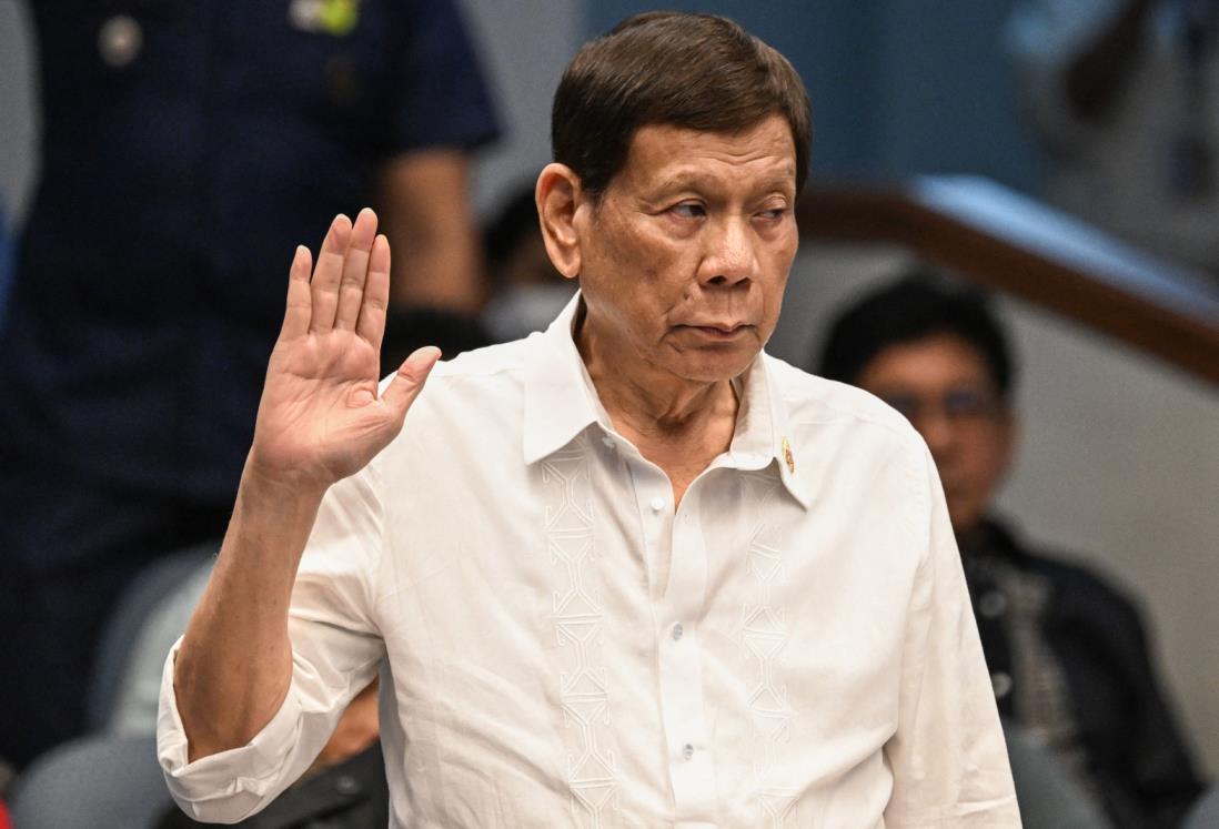 Detienen a Rodrigo Duterte, expresidente de Filipinas por crímenes contra la humanidad