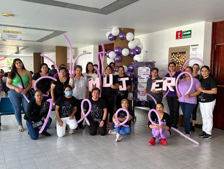 Hospital IMSS-Bienestar de Misantla conmemora el Día Internacional de la Mujer