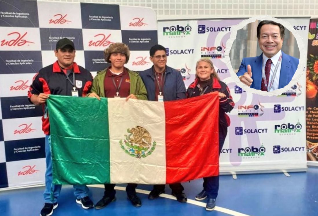 Por esta razón Mario Delgado envió felicitaciones a alumnos de bachiller en Cardel, Veracruz