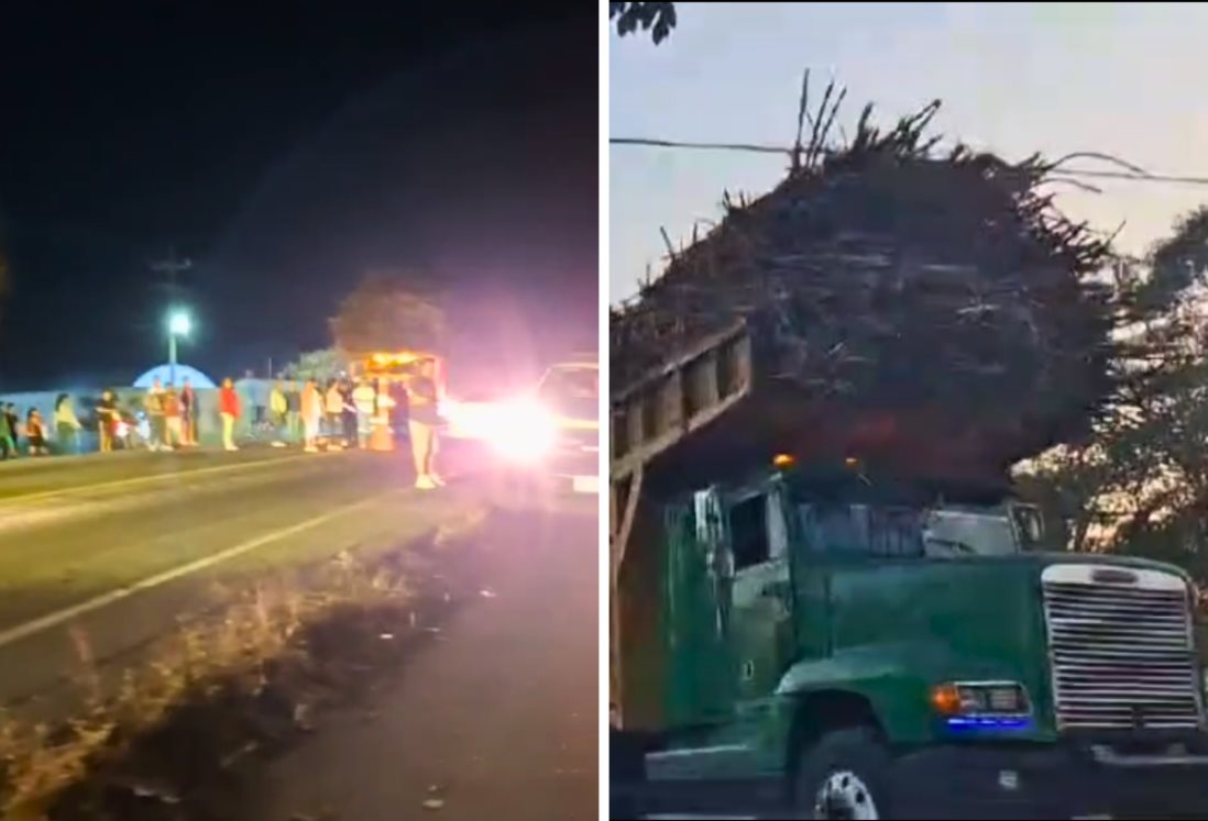 Habitantes de La Candelaria bloquean carretera por falta de luz